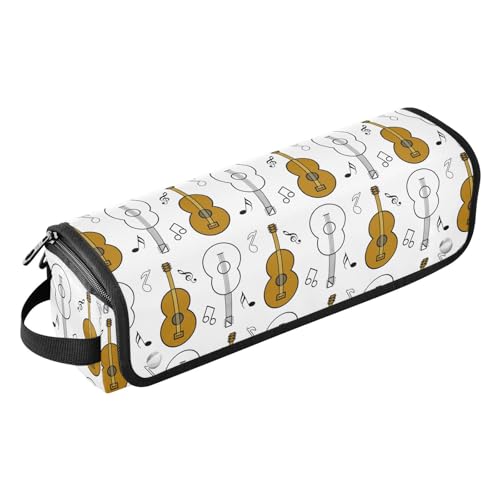 LI ZHI XIN Haartrockner Glätteisen Locken Aufbewahrungstasche mit hitzebeständiger Matte Haarwerkzeuge Reisetasche 2 in 1 Hair Tools Organizer Friseurtaschen Geige Cartoon-Muster von LI ZHI XIN