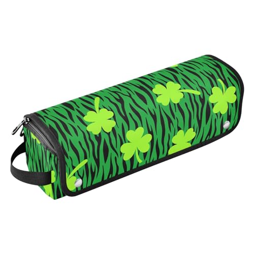 LI ZHI XIN Haartrockner Glätteisen Locken Aufbewahrungstasche mit hitzebeständiger Matte Haarwerkzeuge Reisetasche 2 in 1 Hair Tools Organizer Friseurtaschen GrüNe Blume von LI ZHI XIN