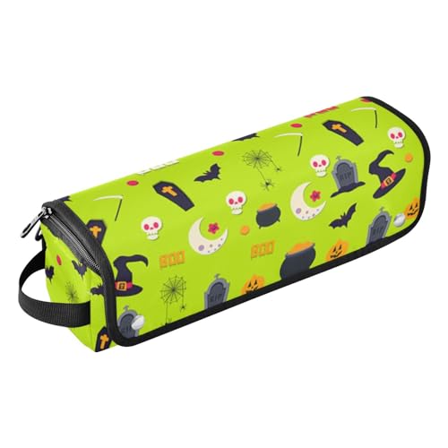 LI ZHI XIN Haartrockner Glätteisen Locken Aufbewahrungstasche mit hitzebeständiger Matte Haarwerkzeuge Reisetasche 2 in 1 Hair Tools Organizer Friseurtaschen Halloween Kürbis Hut von LI ZHI XIN