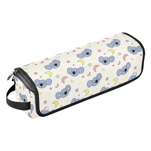 LI ZHI XIN Haartrockner Glätteisen Locken Aufbewahrungstasche mit hitzebeständiger Matte Haarwerkzeuge Reisetasche 2 in 1 Hair Tools Organizer Friseurtaschen Koala-Cartoonmuster von LI ZHI XIN