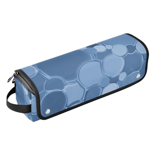 LI ZHI XIN Haartrockner Glätteisen Locken Aufbewahrungstasche mit hitzebeständiger Matte Haarwerkzeuge Reisetasche 2 in 1 Hair Tools Organizer Friseurtaschen Kreisförmiger Polka Dot von LI ZHI XIN