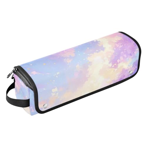 LI ZHI XIN Haartrockner Glätteisen Locken Aufbewahrungstasche mit hitzebeständiger Matte Haarwerkzeuge Reisetasche 2 in 1 Hair Tools Organizer Friseurtaschen Sternenhimmel von LI ZHI XIN