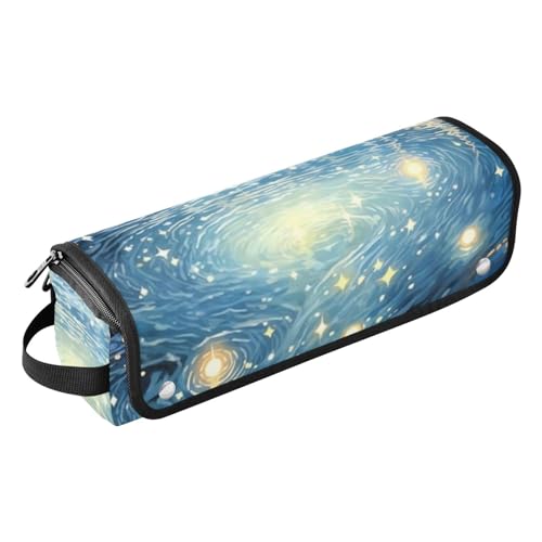 LI ZHI XIN Haartrockner Glätteisen Locken Aufbewahrungstasche mit hitzebeständiger Matte Haarwerkzeuge Reisetasche 2 in 1 Hair Tools Organizer Friseurtaschen Sternenhimmel von LI ZHI XIN