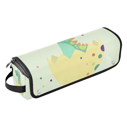 LI ZHI XIN Haartrockner Glätteisen Locken Aufbewahrungstasche mit hitzebeständiger Matte Haarwerkzeuge Reisetasche 2 in 1 Hair Tools Organizer Friseurtaschen Tier-Dinosaurier-Muster von LI ZHI XIN