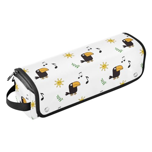 LI ZHI XIN Haartrockner Glätteisen Locken Aufbewahrungstasche mit hitzebeständiger Matte Haarwerkzeuge Reisetasche 2 in 1 Hair Tools Organizer Friseurtaschen Tier Vögel Muster von LI ZHI XIN