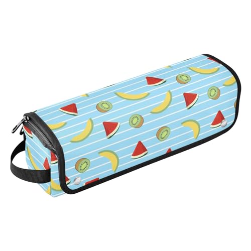 LI ZHI XIN Haartrockner Glätteisen Locken Aufbewahrungstasche mit hitzebeständiger Matte Haarwerkzeuge Reisetasche 2 in 1 Hair Tools Organizer Friseurtaschen Wassermelone-Banane-Muster von LI ZHI XIN