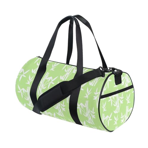 LI ZHI XIN Large Duffelbag Reisetasche Eimerform Handtasche/Schulter for Unisex Damen Herren Gym Reisen Schwimmen Bamboo-Muster von LI ZHI XIN