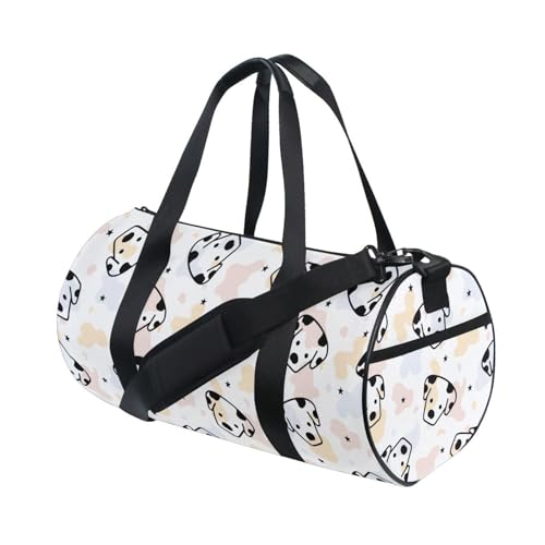 LI ZHI XIN Large Duffelbag Reisetasche Eimerform Handtasche/Schulter for Unisex Damen Herren Gym Reisen Schwimmen Hund-Tiermuster von LI ZHI XIN