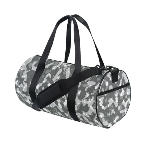 LI ZHI XIN Large Duffelbag Reisetasche Eimerform Handtasche/Schulter for Unisex Damen Herren Gym Reisen Schwimmen Mosaik-Camo-Muster von LI ZHI XIN