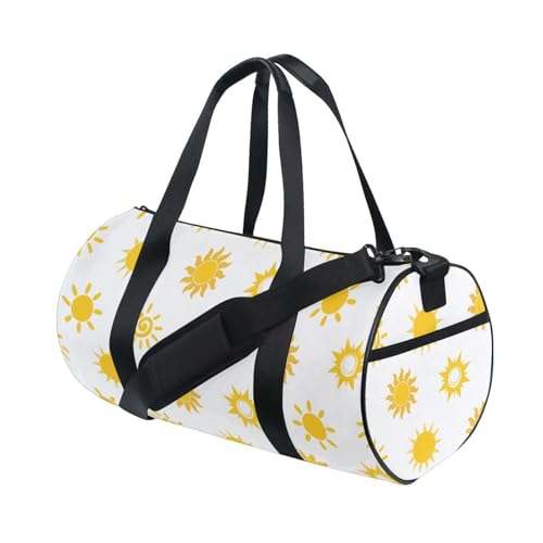 LI ZHI XIN Large Duffelbag Reisetasche Eimerform Handtasche/Schulter for Unisex Damen Herren Gym Reisen Schwimmen Sommer Sonne Cartoon Muster von LI ZHI XIN