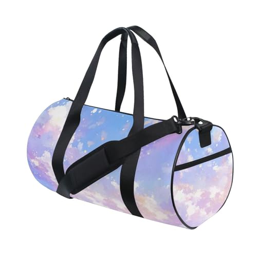 LI ZHI XIN Large Duffelbag Reisetasche Eimerform Handtasche/Schulter for Unisex Damen Herren Gym Reisen Schwimmen Sternenhimmel von LI ZHI XIN