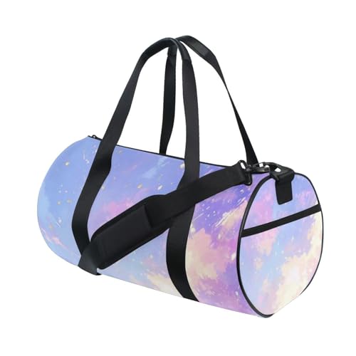LI ZHI XIN Large Duffelbag Reisetasche Eimerform Handtasche/ Schulter For Unisex Damen Herren Gym Reisen Schwimmen Sternenhimmel von LI ZHI XIN