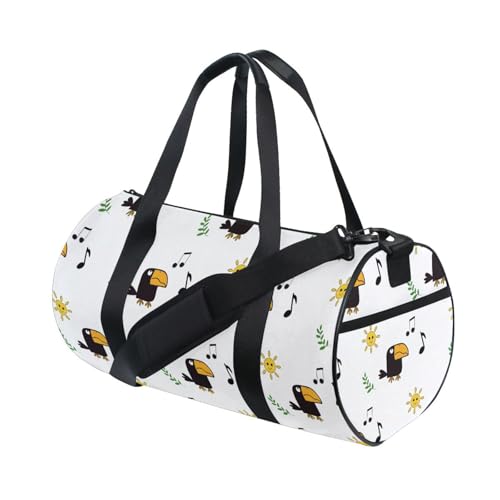 LI ZHI XIN Large Duffelbag Reisetasche Eimerform Handtasche/Schulter for Unisex Damen Herren Gym Reisen Schwimmen Tier Vögel Muster von LI ZHI XIN