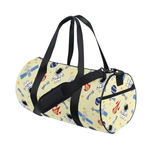 LI ZHI XIN Large Duffelbag Reisetasche Eimerform Handtasche/Schulter for Unisex Damen Herren Gym Reisen Schwimmen Weltraumplanet Cartoon-Muster von LI ZHI XIN