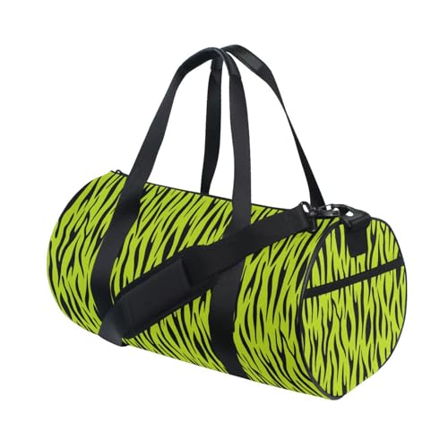 LI ZHI XIN Large Duffelbag Reisetasche Eimerform Handtasche/Schulter for Unisex Damen Herren Gym Reisen Schwimmen Zebra-Streifen-Muster von LI ZHI XIN