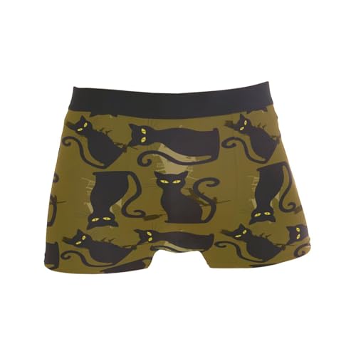 LI ZHI XIN Männer Boxershorts Herren Unterwäsche Unterhosen Katze Cartoon Muster von LI ZHI XIN