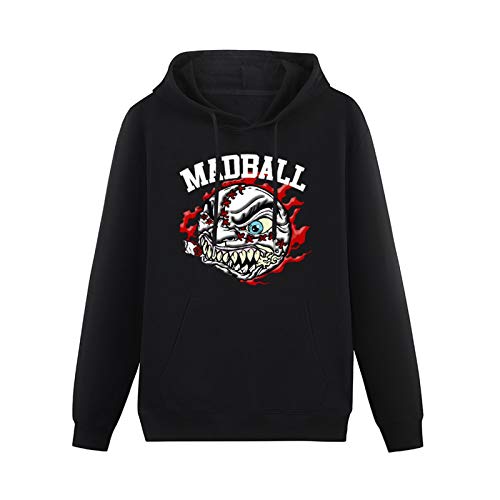 LIANFA Warm Sweatshirts Madball Hardcore Punk Heavyweight Hooded Black M von LIANFA