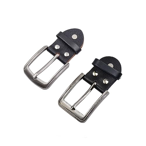 CHENNAN 2 Stück Dornschliesse Schnalle 40mm Metall Poliert Gürtelschnallen für Herren Klassische Gürtelschnalle Buckle Gürtel Robust und Langlebig Zum Befestigen von Gürteln, Businesshosen von CHENNAN