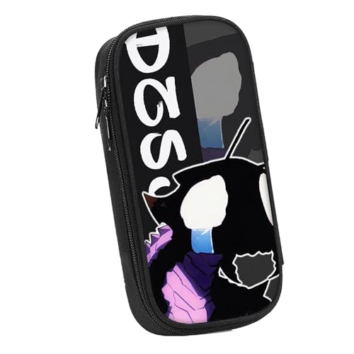 LIANGSHAN Doppelreißverschluss-Design, Comic-Figuren-Stifttasche mit Reißverschluss, Anime, Cartoon-Schreibwaren-Box, Stifteetui, große Kapazität, Schreibwarentasche, Studenten, tragbare Stifttasche von LIANGSHAN