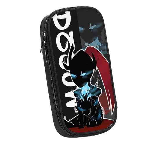 LIANGSHAN Doppelreißverschluss-Design, Comic-Figuren-Stifttasche mit Reißverschluss, Anime, Cartoon-Schreibwaren-Box, Stifteetui, große Kapazität, Schreibwarentasche, Studenten, tragbare Stifttasche von LIANGSHAN