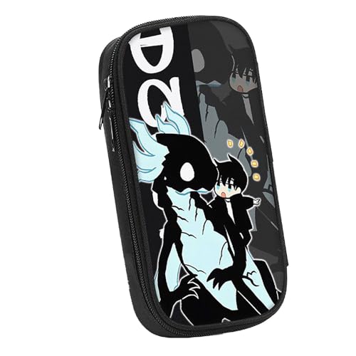 LIANGSHAN Doppelreißverschluss-Design, Comic-Figuren-Stifttasche mit Reißverschluss, Anime, Cartoon-Schreibwaren-Box, Stifteetui, große Kapazität, Schreibwarentasche, Studenten, tragbare Stifttasche von LIANGSHAN