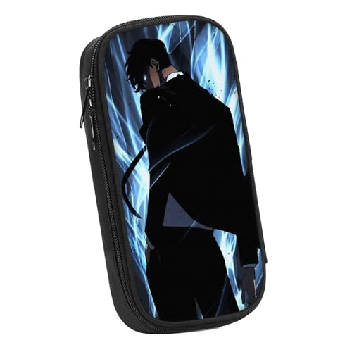 LIANGSHAN Doppelreißverschluss-Design, Comic-Figuren-Stifttasche mit Reißverschluss, Anime, Cartoon-Schreibwaren-Tasche, Stifteetui, große Kapazität, Schreibwaren-Tasche, Studenten, tragbare von LIANGSHAN