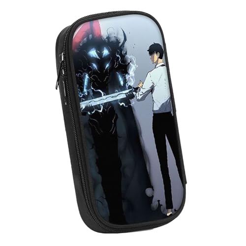 LIANGSHAN Doppelreißverschluss-Design, Comic-Figuren-Stifttasche mit Reißverschluss, Anime, Cartoon-Schreibwaren-Tasche, Stifteetui, große Kapazität, Schreibwaren-Tasche, Studenten, tragbare von LIANGSHAN