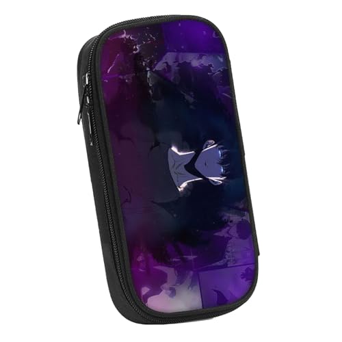 LIANGSHAN Doppelreißverschluss-Design, Comic-Figuren-Stifttasche mit Reißverschluss, Anime, Cartoon-Schreibwaren-Tasche, Stifteetui, große Kapazität, Schreibwaren-Tasche, Studenten, tragbare von LIANGSHAN