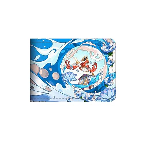 LIANGSHAN Funny Game Card Holder Führerschein PU Leder Hülle, Unisex Faltbare Kurze ID Kartenetui mit 4 Kartenfächern, e, Einheitsgröße, Casual von LIANGSHAN