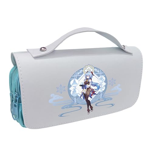 LIANGSHAN Lustiges Spiel-Federmäppchen mit Reißverschluss, Anime, Cartoon-Schreibwaren-Box, Federmäppchen, große Kapazität, Schreibwaren-Tasche, Studenten, tragbare Stifttasche, Uni, D, von LIANGSHAN