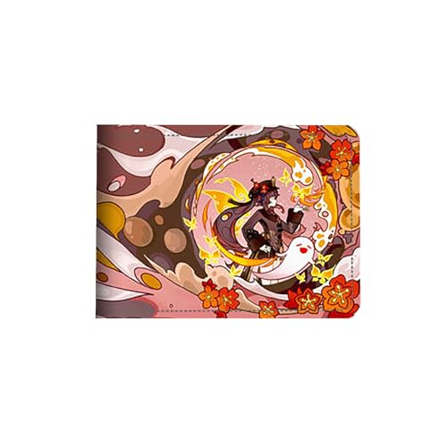 LIANGSHAN Lustiges Spiel Kartenhalter Führerschein PU Leder Hülle mit 4 Kartenfächern, Unisex Faltbar Kurz Ausweishülle, C, Einheitsgröße, Casual von LIANGSHAN