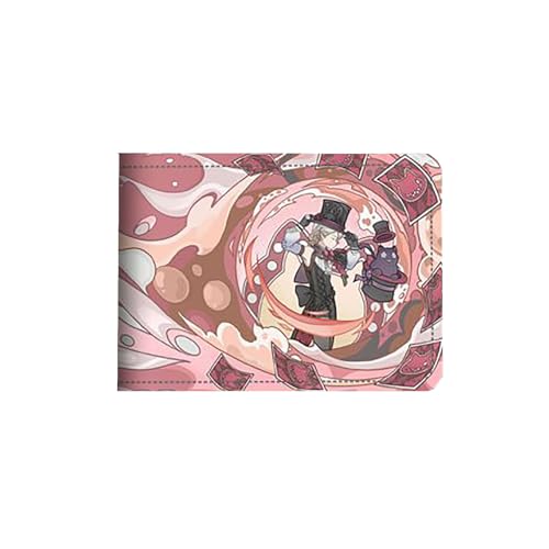 LIANGSHAN Lustiges Spiel Kartenhalter Führerschein PU Leder Hülle mit 4 Kartenfächern, Unisex Faltbar Kurz Ausweishülle, D, Einheitsgröße, Casual von LIANGSHAN