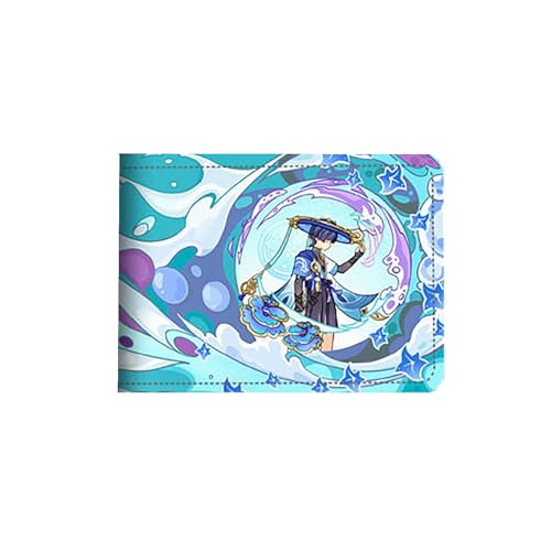 LIANGSHAN Lustiges Spiel Kartenhalter Führerschein PU Leder Hülle mit 4 Kartenfächern, Unisex Faltbar Kurz Ausweishülle, a, Einheitsgröße, Casual von LIANGSHAN