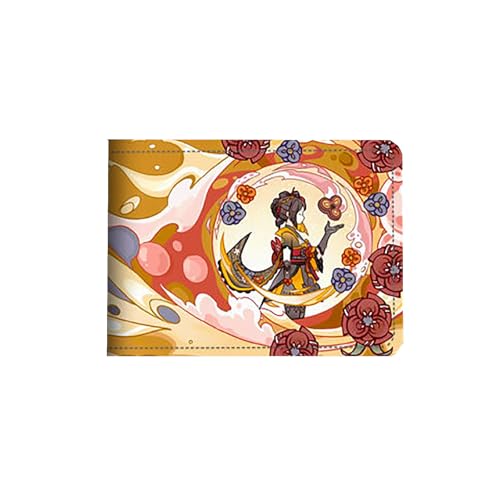 LIANGSHAN Lustiges Spiel Kartenhalter Führerschein PU Leder Hülle mit 4 Kartenfächern, Unisex Faltbar Kurz Ausweishülle, e, Einheitsgröße, Casual von LIANGSHAN