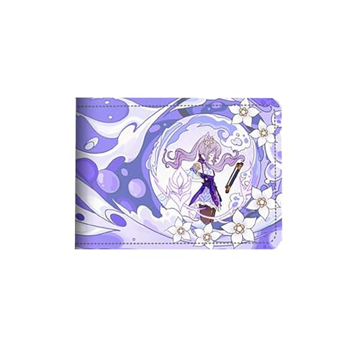 LIANGSHAN Lustiges Spiel Kartenhalter Führerschein PU Leder Hülle mit 4 Kartenfächern, Unisex Faltbar Kurz Ausweishülle, g, Einheitsgröße, Casual von LIANGSHAN