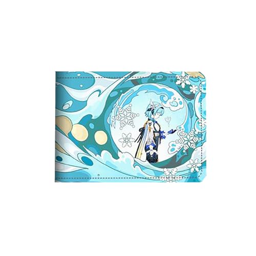 LIANGSHAN Lustiges Spiel Kartenhalter Führerschein PU Leder Hülle mit 4 Kartenfächern, Unisex Faltbar Kurz Ausweishülle, h, Einheitsgröße, Casual von LIANGSHAN