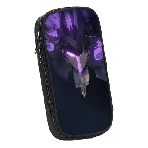 LIANGSHAN Stifttasche mit Comic-Charakteren und doppeltem Reißverschluss, Anime, Cartoon-Schreibwaren-Tasche, Stifteetui, große Kapazität, Schreibwaren-Tasche, Studenten, tragbare Stifttasche, Uni von LIANGSHAN