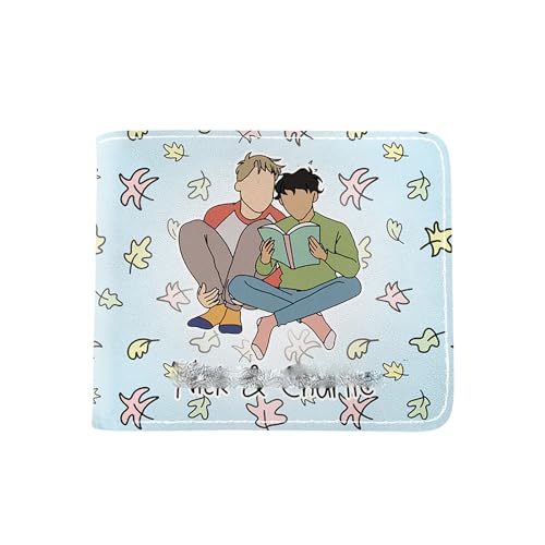 LIANGSHAN Unisex Cartoon Print PU Leder Geldbörse Leder Bi-Fold Short Wallet Anime Cartoon Teenager Geldbörse, D, Einheitsgröße, Casual von LIANGSHAN