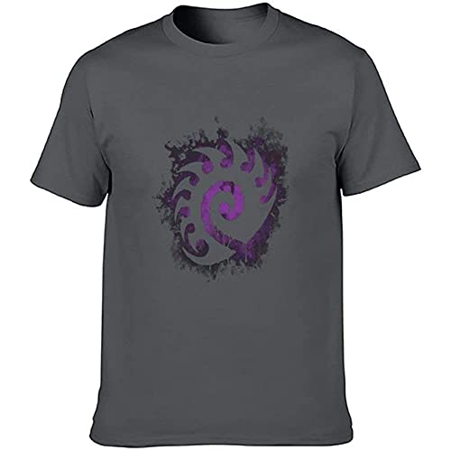 Starcraft Ii Starcraft Ii Zerg Creeping Shadow Purple Logo T Shirt Dark Grey M von LIANGSHAN