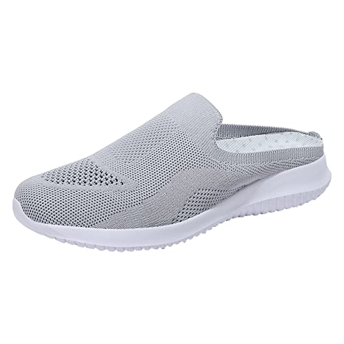 Damen Orthopädische Sandalen Casual Orthoback Schuhe Hinten Offen Plateau Shoes Luftkissen Sandals Slip on Barfußschuhe Schicke Orthopedic Outdoorschuhe Sportlich Sneaker Für Jogging Running von LIANGTUOHAI