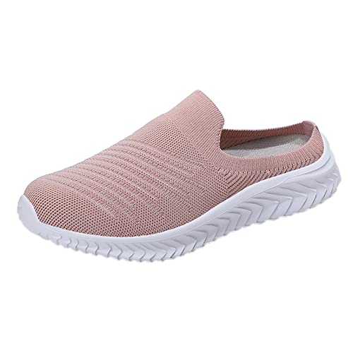 Diabetiker Schuhe Damen Sommer Outdoorschuhe Hinten Offen Klinik Schuhe Luftkissen Sandals Mesh Diabetiker Schuhe Mit Fussbett rutschfest Arbeitsschuhe Frühling Hausschuhe Sneaker Sportschuhe von LIANGTUOHAI