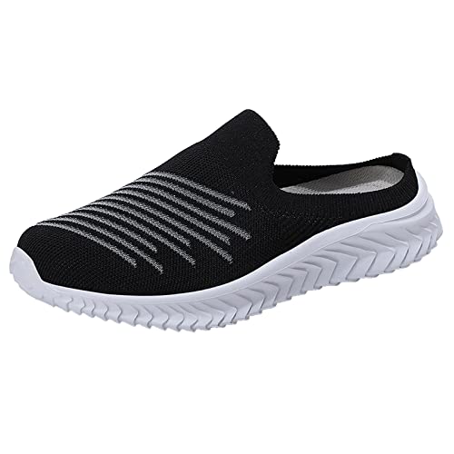 Diabetiker Schuhe Damen Sommer Outdoorschuhe Hinten Offen Klinik Schuhe Luftkissen Sandals Mesh Diabetiker Schuhe Mit Fussbett rutschfest Arbeitsschuhe Frühling Hausschuhe Sneaker Sportschuhe von LIANGTUOHAI
