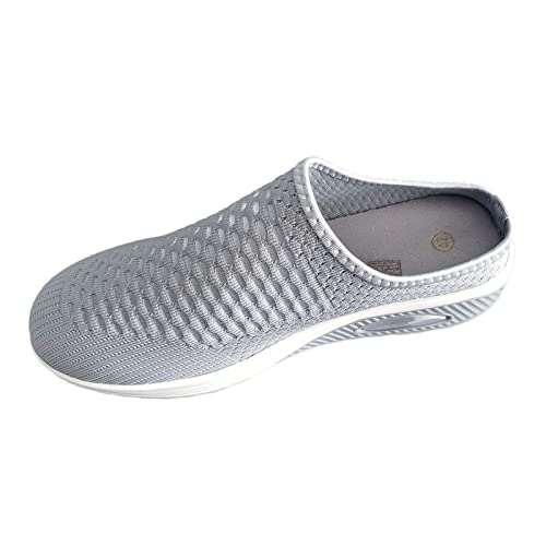 LIANGTUOHAI Slip on Sneakers Damen Atmungsaktive Sportschuhe Air Cushion Hausschuhe Hinten Offen Slip on Turnschuhe Vintage Bequeme Schuhe Orthopedic Sneakers Sommer Sneaker Für Jogging Walking von LIANGTUOHAI