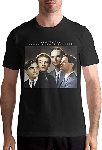 Collette K Maddox Kraftwerk Trans Europe Express Casual Round Neck Men's Short Sleeve T-Shirt T-Shirts & Hemden(Large) von LIAO1999X