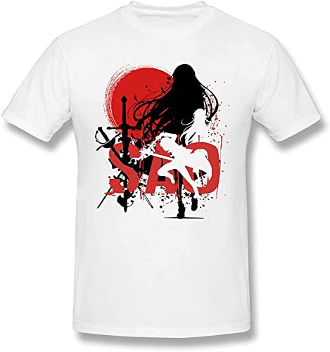 Men's Sword Art Online Short Sleeve T-Shirt White T-Shirts & Hemden(3X-Large) von LIAO1999X
