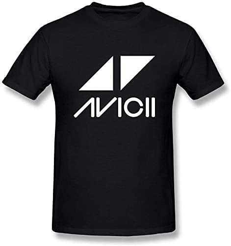 Mens Funny Tees Avicii Black T-Shirts & Hemden(X-Large) von LIAO1999X