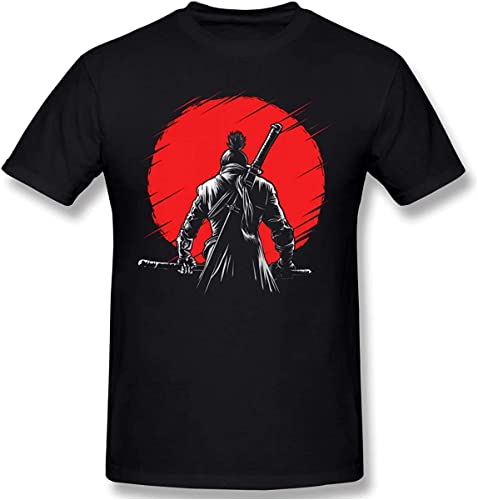 New Samurai Sekiro Men's Short-Sleeved Standard T-Shirt Black Clothing T-Shirts & Hemden(XX-Large) von LIAO1999X