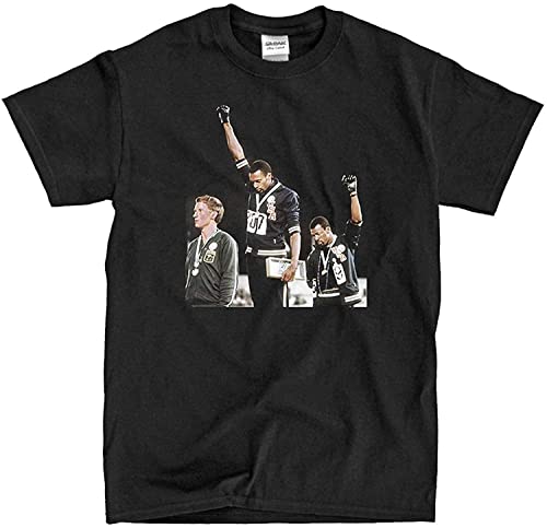 Power Protest Tommie Smith John Carlos Summer Olympics 1968 Mexico Black T-Shirts & Hemden(Medium) von LIAO1999X