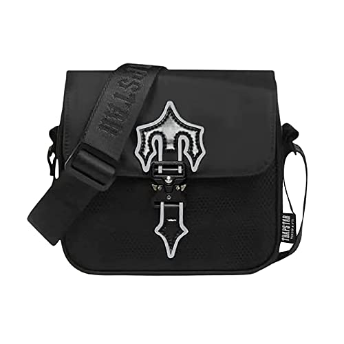 LIAOPUFUS Trapstar London Oxford Handtasche Herren Große Kapazität Umhängetasche Trapstar für Geschenke, Sport und Reisen(Schwarz,Einzelgröße) von LIAOPUFUS