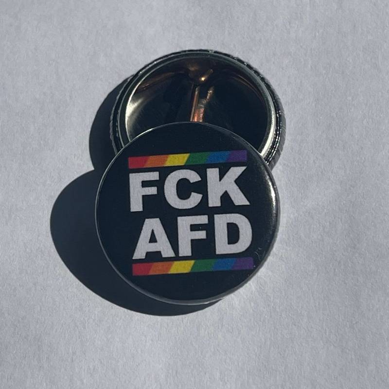 Fck Afd Rainbow Button 25 Mm Fck Afd Rainbow Button 25 Mm von LIAPALGBTQ